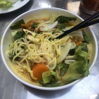 Curry noodles at Quan Chay Khai Tam in Da Lat