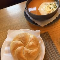 Carrousel-ginger soup  at Gasthaus Großunterbergalm in St Johann Im Pongau