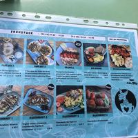 Breakfast Menu at Lukas Café in Potsdam