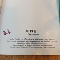 Opening times and websites. The owners run two restaurants in addition to the café. at Giuseppe Café in Kolbermoor