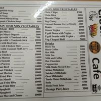 Main dish vegetables are all vegan (see photo). Cheap and tasty food.  at Clock Tower Cafe in Iringa