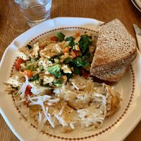 Tofu entre at Lazy Jane's in Madison