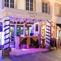 Glühweinstand am Eingang at Markt 5 Café in Paderborn