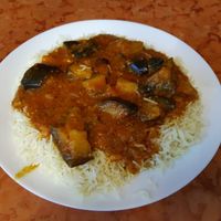 Eggplant curry at Kaschmir Tandoori - Q4 in Mannheim