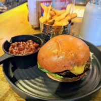 B&K Plant Burger at Brewhouse and Kitchen in Bristol