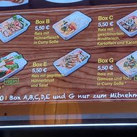 Two of the boxes are vegan (take-out only) at Laternen in Mannheim