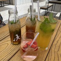 Some refreshers and the summer cocktail  at Hans im Glück in Mannheim