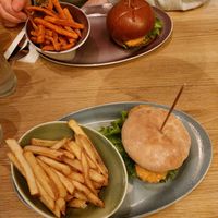 Veganuary burger at Hans im Glück in Mannheim
