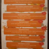 Vegan dishes at BABU in Berlin