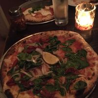 10/31/21 Mediterranean Retreat pie w/o feta at The Kaatskeller in Livingston Manor