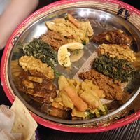 Vegan mixed platter at Afrika in Mannheim