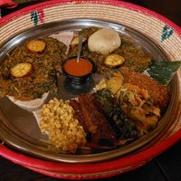 2x Afrika platter, 1x mixed platter at Afrika in Mannheim
