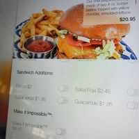 Burger prices at IAH -El Premio - Terminal E in Houston