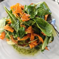 Avocado on toast at Beach Cafe and Bar in Nelson
