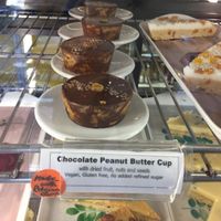 Vegan dessert “Chocolate Peanut Butter Cup” at Beach Cafe and Bar in Nelson