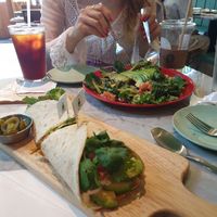 Vegetarian burrito at Hola Avo - 홀라아보 in Seoul