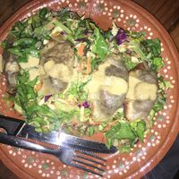 Vegan Dumplings OMG SO GOOD at Yasmina's Itzalanyasayan in San Francisco