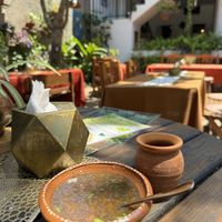 Lentil, fennel and quinoa soup   at Yasmina's Itzalanyasayan in San Francisco