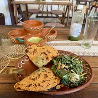 Red quesadillas. So good!!  at Yasmina's Itzalanyasayan in San Francisco