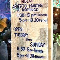 Hours  at Yasmina's Itzalanyasayan in San Francisco