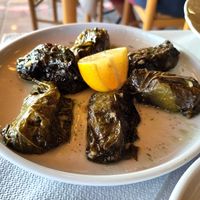 Vine leaves at Vakhos Taverna - Βάκχος Ταβέρνα in Delphi