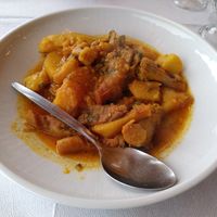 Potato Stew at Vakhos Taverna - Βάκχος Ταβέρνα in Delphi