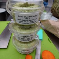 raw vegan cheese at Verde Mango in Bogota