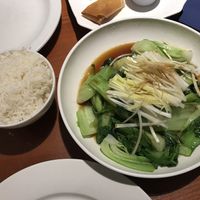 Pak Choi and spring onions in soy-ginger sauce   at M&L Chinese in Dublin