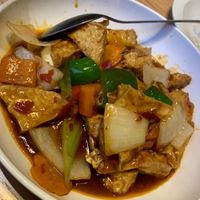 Stir fried tofu and veg in homemade spicy sauce   at M&L Chinese in Dublin