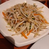 Fried beansprouts at M&L Chinese in Dublin