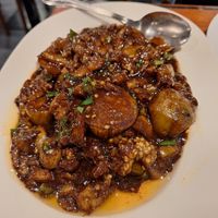 Aubergine in Chinese style sauce at M&L Chinese in Dublin