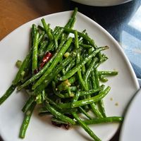 Stir fried green beans at M&L Chinese in Dublin