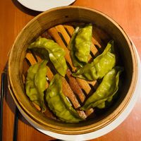 Veggie dumplings at M&L Chinese in Dublin