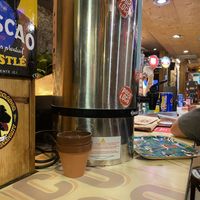 Sangria, beer, and a sticker from my hometown!  at Poco Loco in Chamonix-mont-blanc