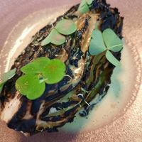 Cabbage with indonesian flavour and (harsyra) at Bellies in Stavanger