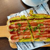 Tosta de Salmão e Abacate at Moko Veggie Café - Alvalade in Lisbon
