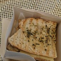 Chicken toastie at Moko Veggie Café - Alvalade in Lisbon