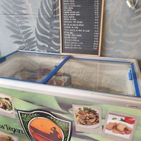 Freezer box at Moko Veggie Café - Alvalade in Lisbon