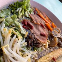 Moodle soup at Moko Veggie Café - Alvalade in Lisbon