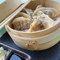 Dumplings at Moko Veggie Café - Alvalade in Lisbon