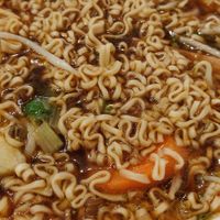 Winter noodles soup at Moko Veggie Café - Alvalade in Lisbon