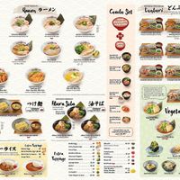 Chatswood menu 1  at Ramen Zundo in Chatswood