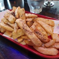 Chips with Japanese shiso herbs at Ramen Zundo in Chatswood