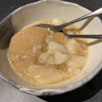 Tofu dessertt  at Vegetable Dishes OKI @ IMU Hotel in Kyoto