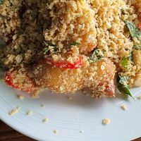 Cereal Prawn at Zi Zai Vegetarian 自在齋 - Tampines in East Singapore