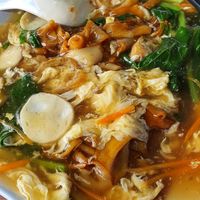 Hor fun at Zi Zai Vegetarian 自在齋 - Tampines in East Singapore