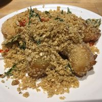 Cereal prawn at Zi Zai Vegetarian 自在齋 - Tampines in East Singapore