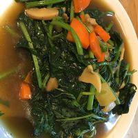 Stir fried vegetables  at Zi Zai Vegetarian 自在齋 - Tampines in East Singapore