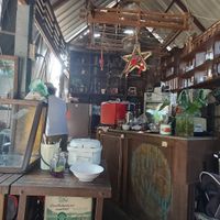 Inside the tiny restaurant at Little Wing Kitchen in Trat