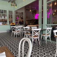 Sitting area  at Miss Claudes Crepes in Coomera